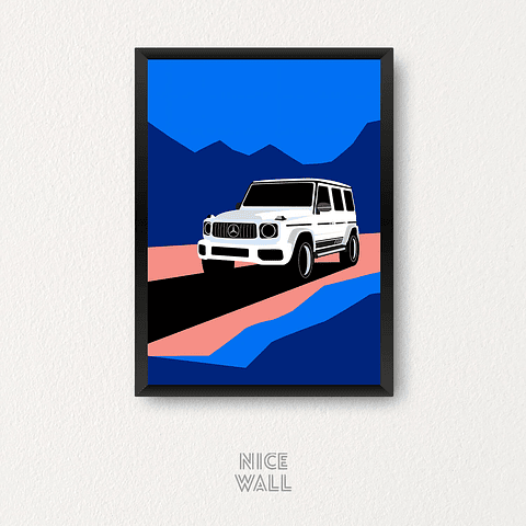 Cuadro Mercedes Benz G63 Ilustración
