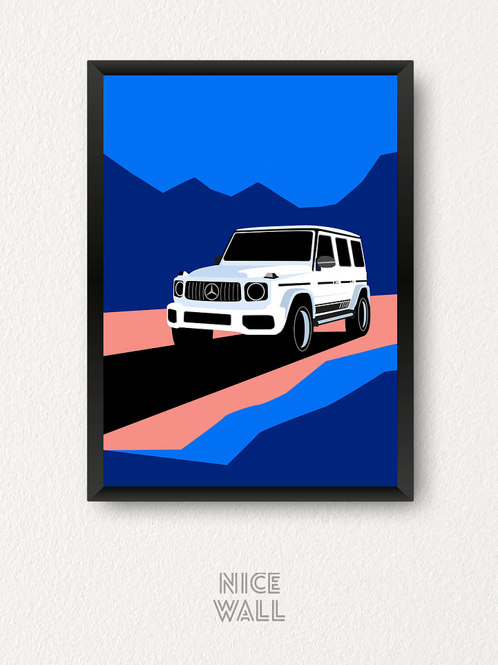Cuadro Mercedes Benz G63 Ilustración 1