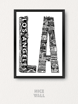 Cuadro Los Angeles Letra