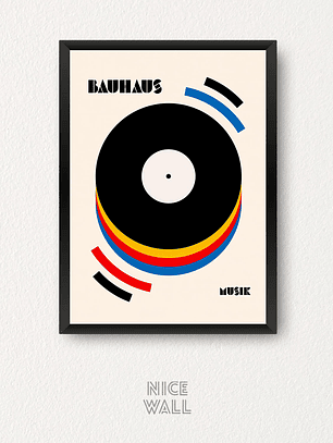 Cuadro Bauhaus Musik