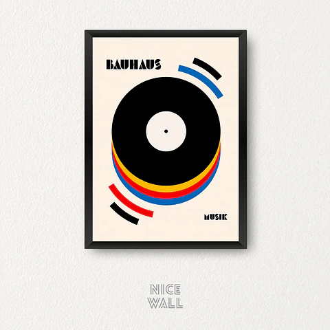 Cuadro Bauhaus Musik