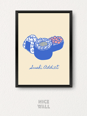 Cuadro Sushi Addict Dos