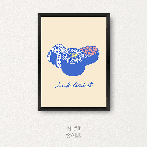 Cuadro Sushi Addict Dos