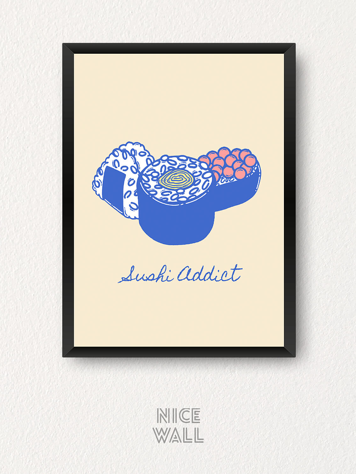 Cuadro Sushi Addict Dos 1