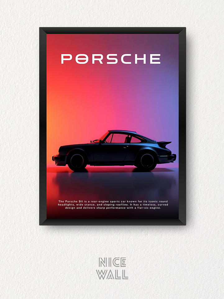 Cuadro Poster Porsche 911 1