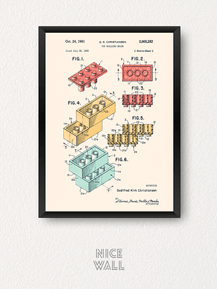 Cuadro Toy Building Brick