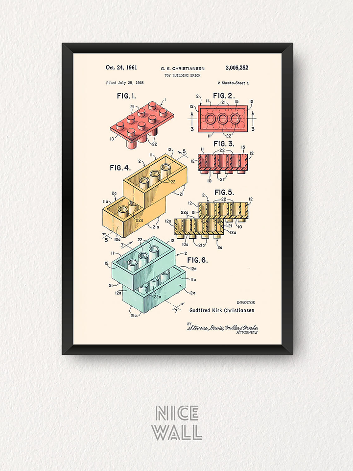 Cuadro Toy Building Brick 1