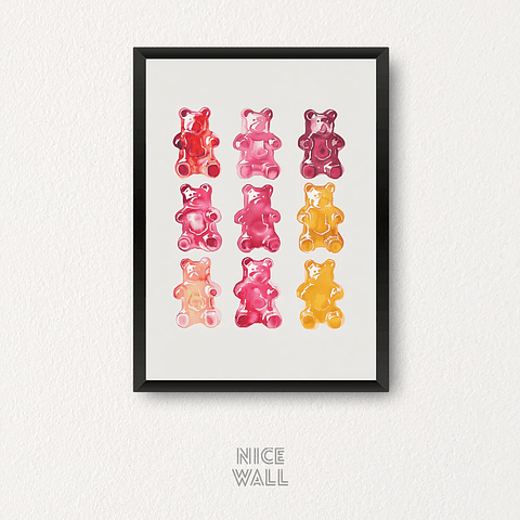 Cuadro Ositos Gelatina