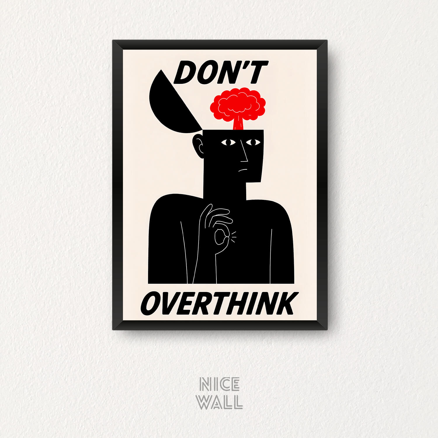 Cuadro Don`t Overthink