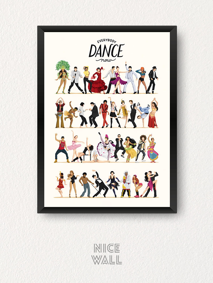 Cuadro Everybody Dance Now 1