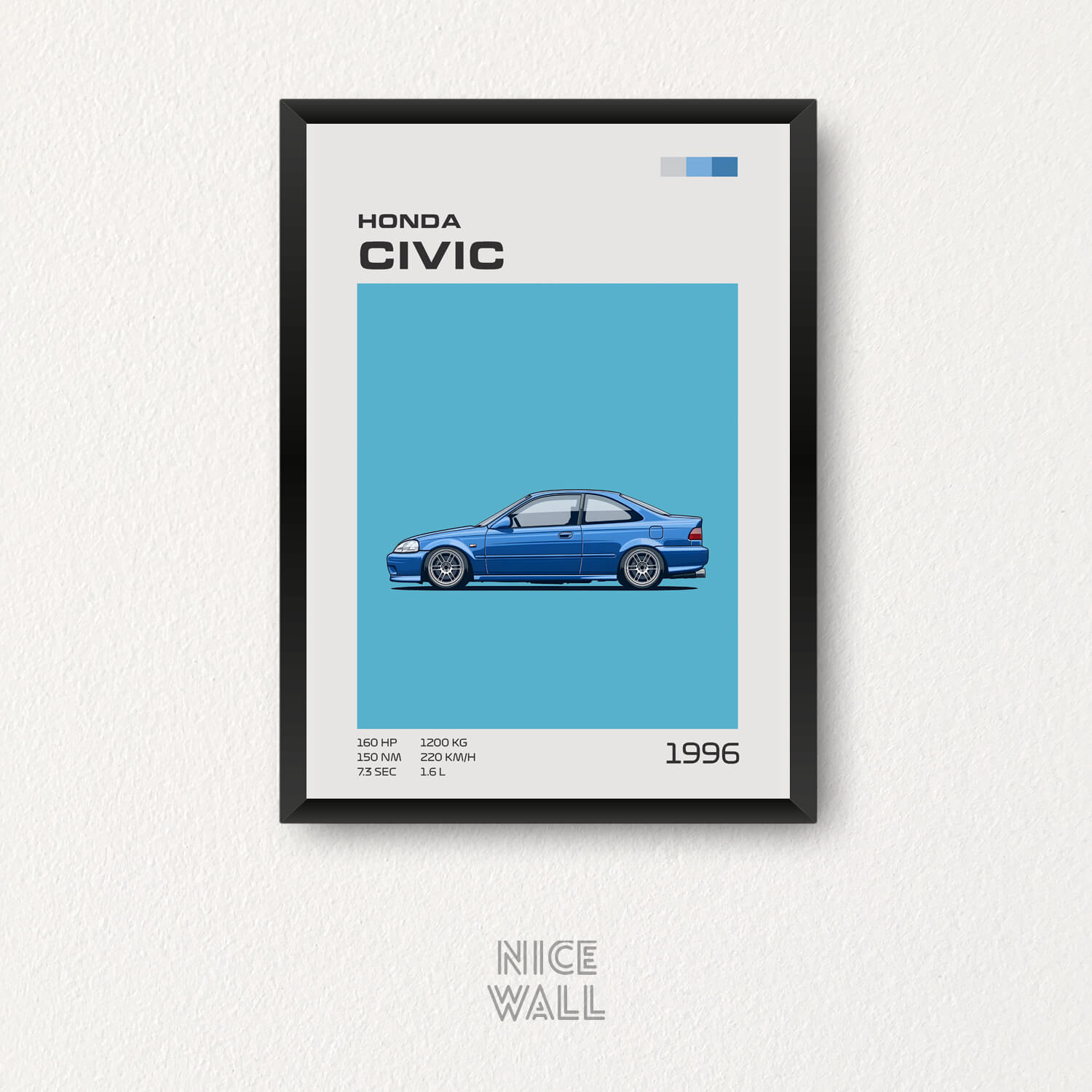 Cuadro Honda Civic 1996