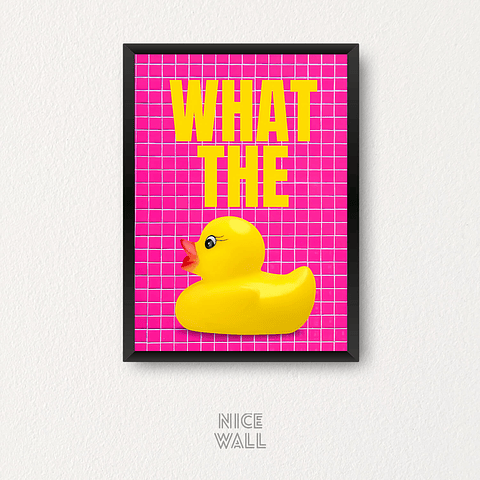 Cuadro What The Duck