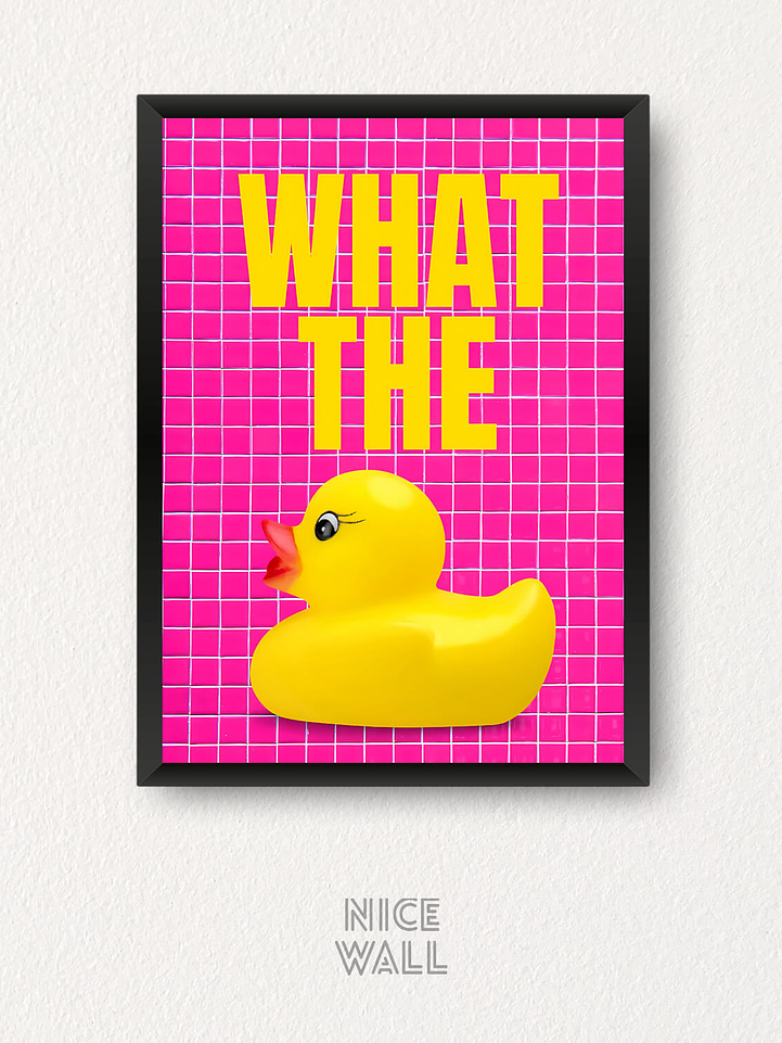 Cuadro What The Duck 1