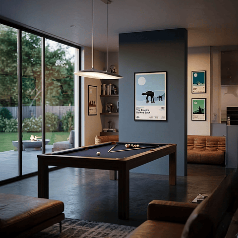 Cuadro El Imperio Contraataca Ilustrado