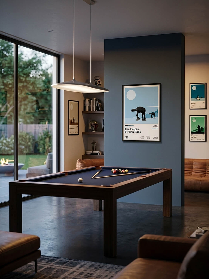 Cuadro El Imperio Contraataca Ilustrado 2