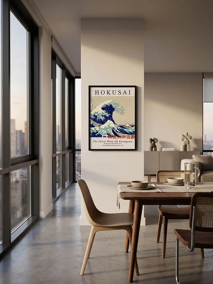 Cuadro Hokusai The Great Wave Off Kanagawa 2
