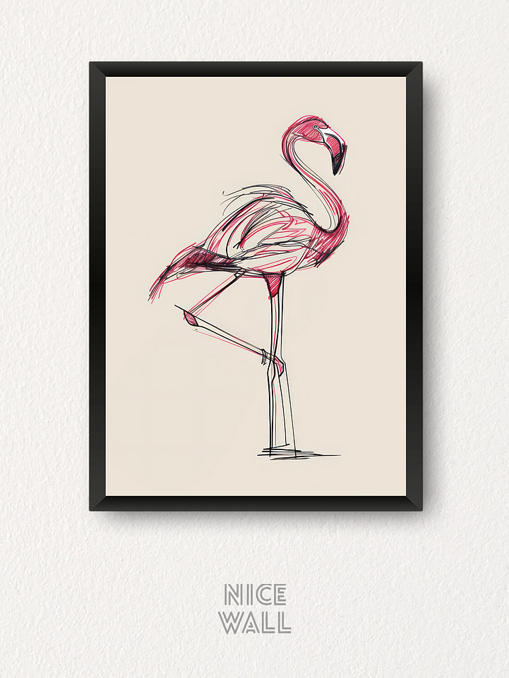 Cuadro Flamenco Dibujo 1