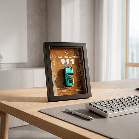 Cuadro Porsche 911 Rally 1985 escala 1:64