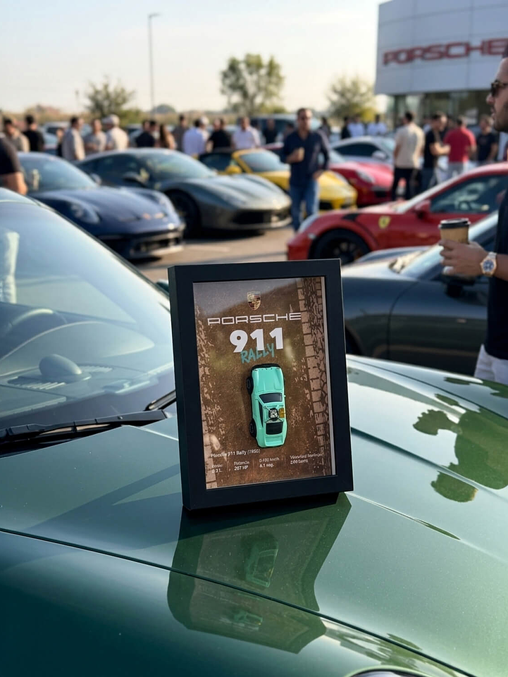 Cuadro Porsche 911 Rally 1985 escala 1:64 4