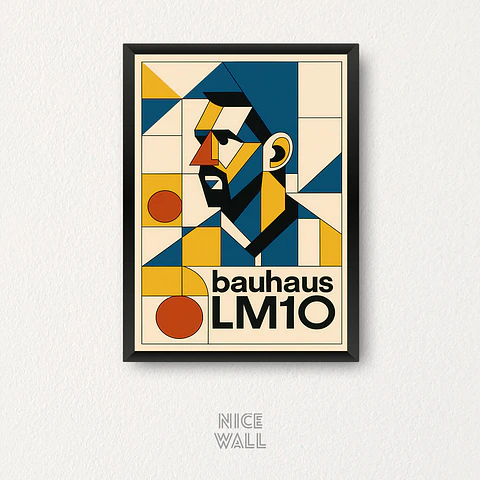 Cuadro Messi Bauhaus