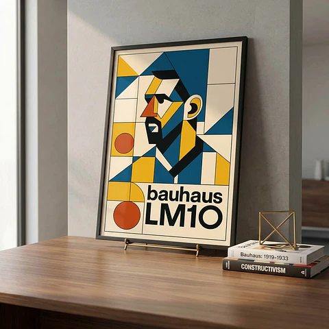 Cuadro Messi Bauhaus