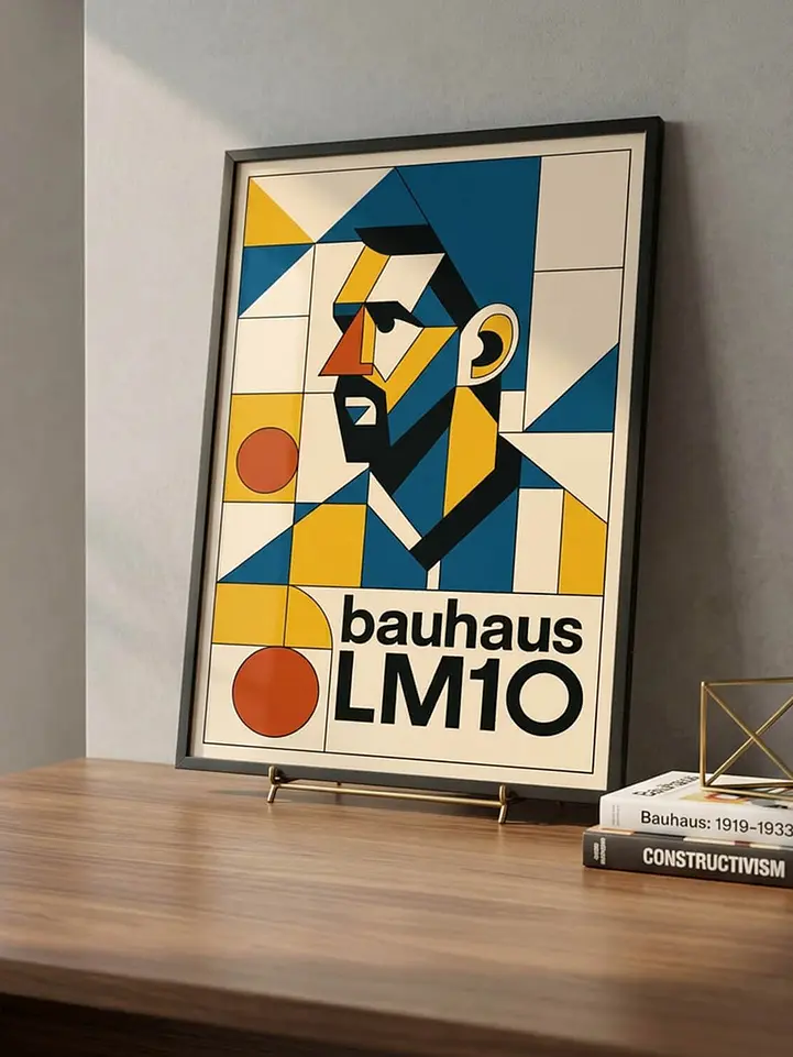 Cuadro Messi Bauhaus 2