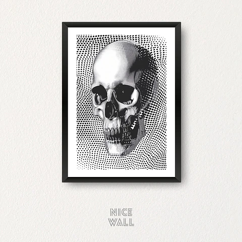 Cuadro Calavera Metal