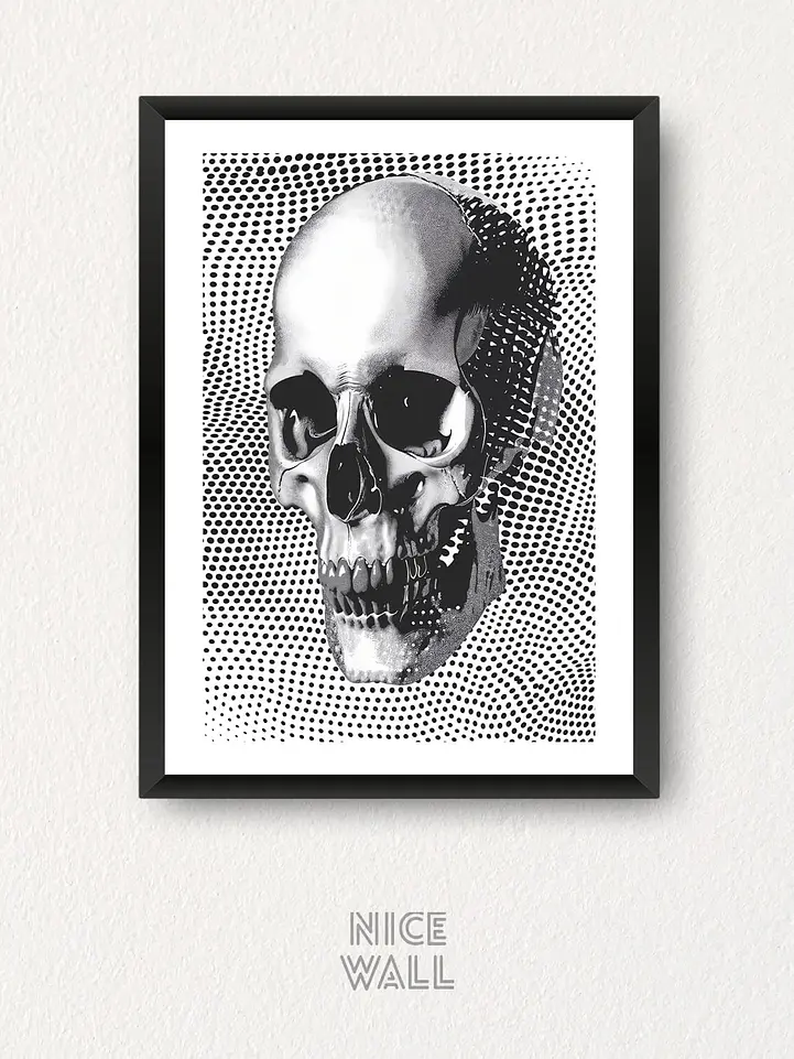 Cuadro Calavera Metal 1