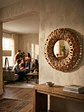 Espejo Circular Pared 46 cm Mimbre - Miniatura 1