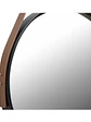 Espejo Circular Pared 40 cm  Negro Con Correa - Miniatura 4
