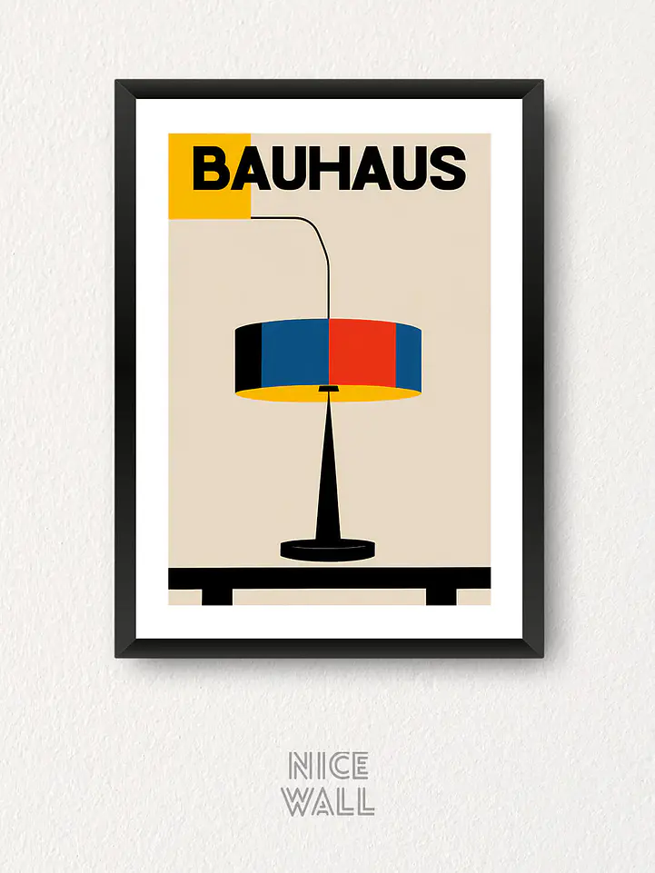 Cuadro Bauhaus Lámpara 1