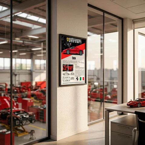 Cuadro Poster Ferrari Enzo