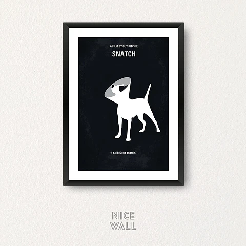 Cuadro Poster Minimalista Snatch