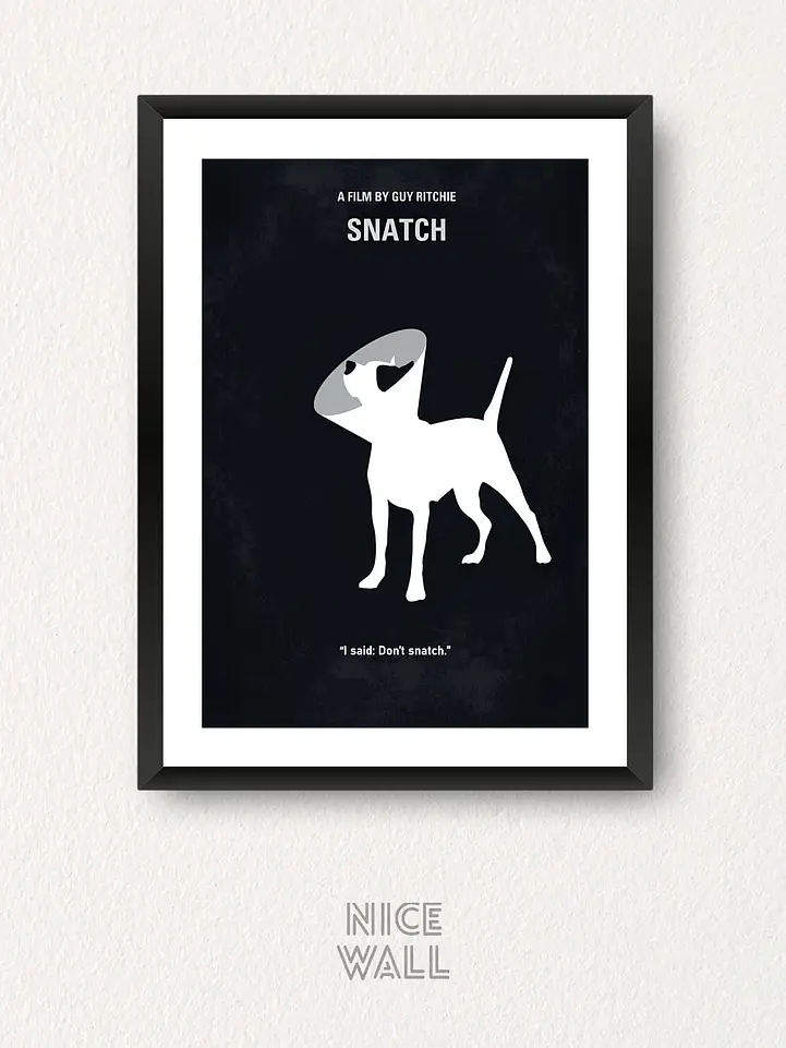 Cuadro Poster Minimalista Snatch 1