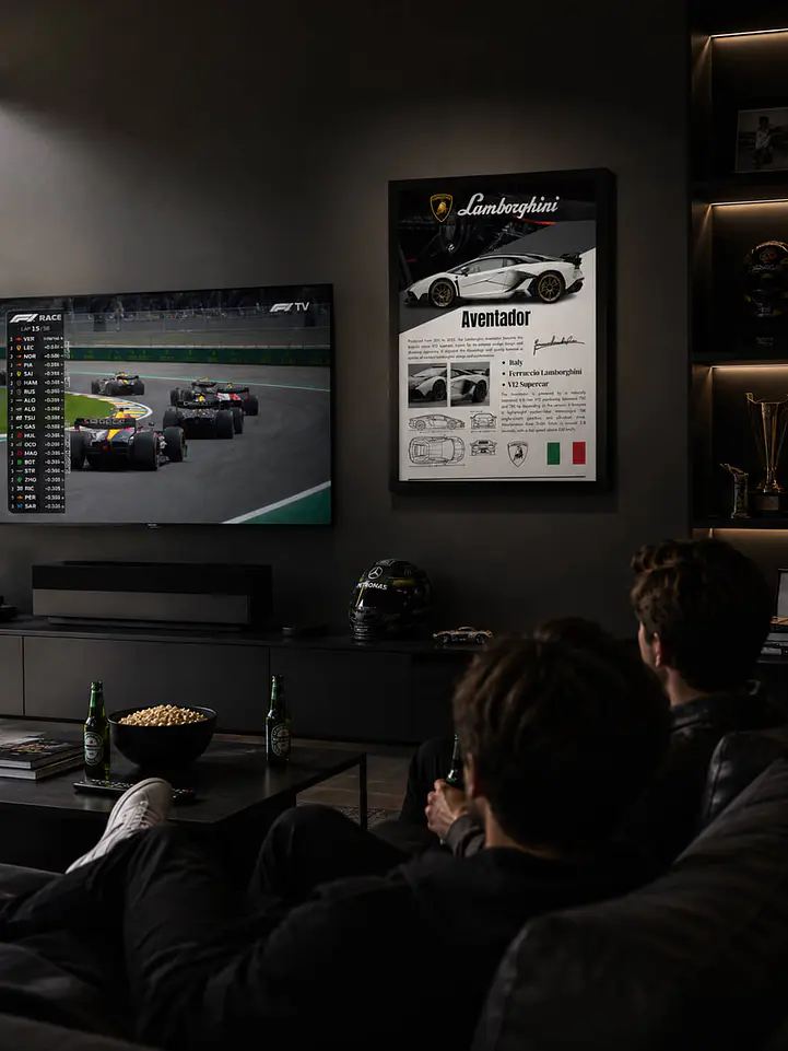 Cuadro Poster Lamborghini Aventador 2