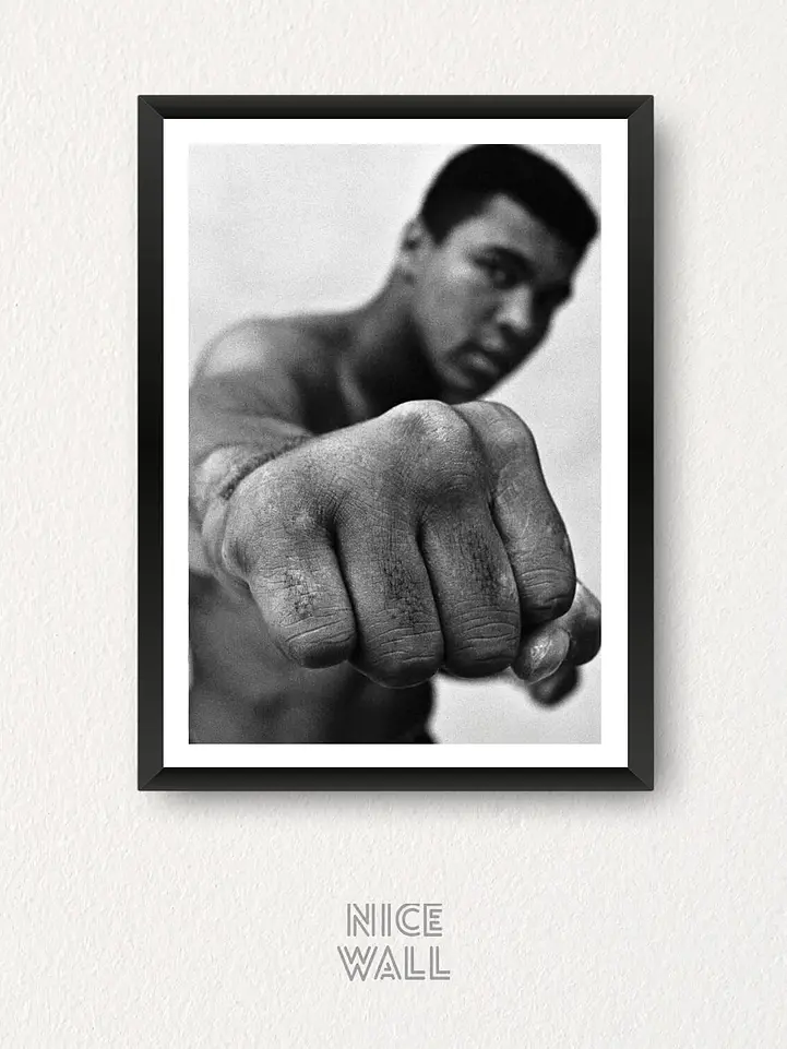 Composición 3 Cuadros Muhammad Ali 4