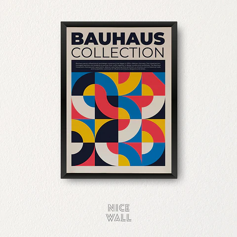 Composición 3 Cuadros The Art Of Bauhaus