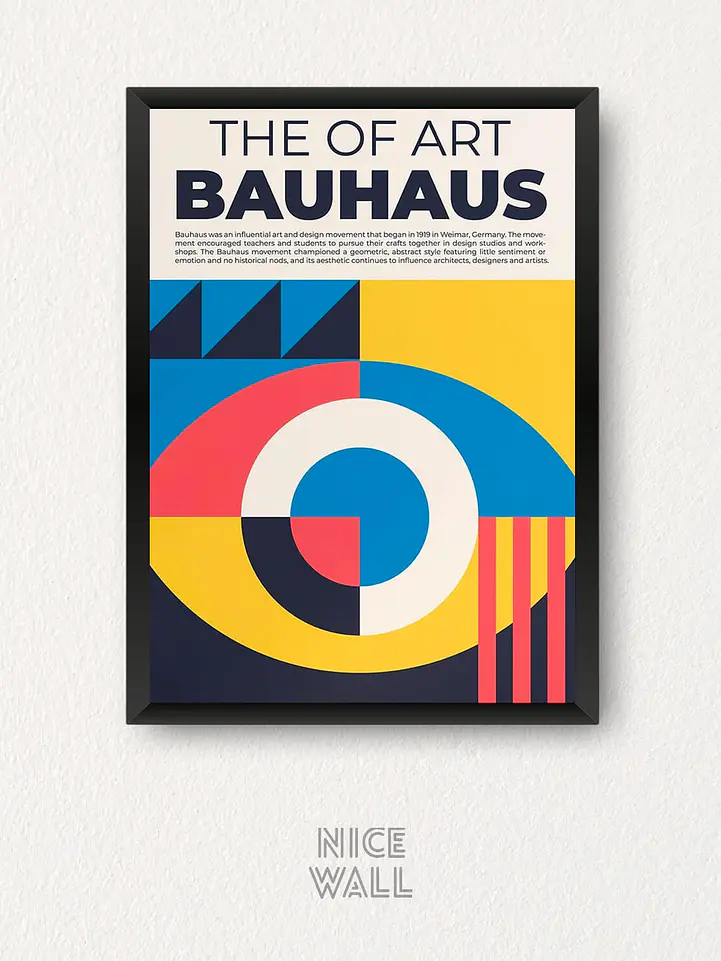 Composición 3 Cuadros The Art Of Bauhaus 3