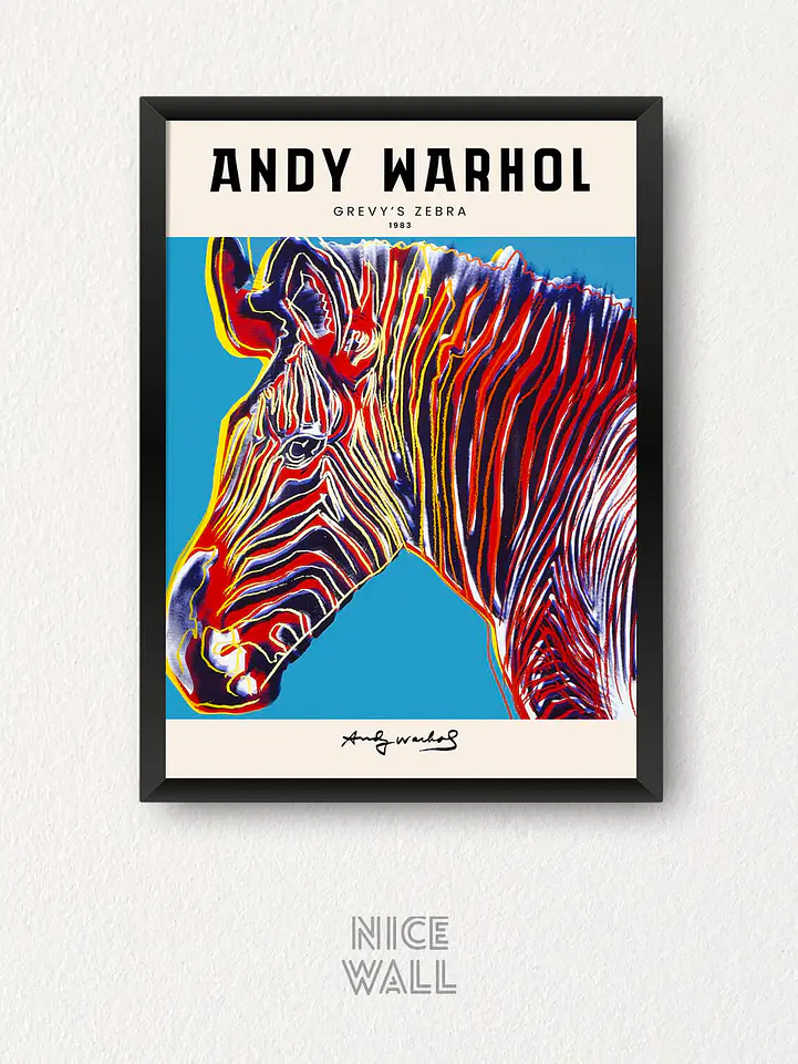 Composición 3 Cuadros Andy Warhol Animales 3