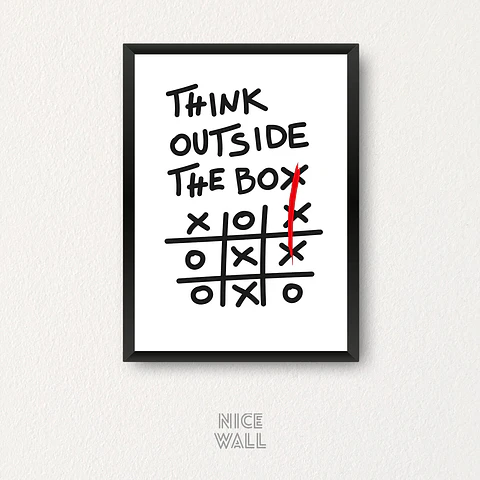 Cuadro Think Outside The Box
