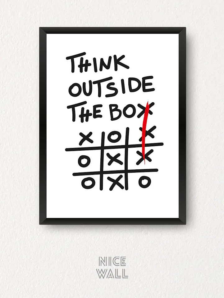 Cuadro Think Outside The Box 1