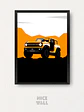 Cuadro Bronco Ilustración - Miniatura 1