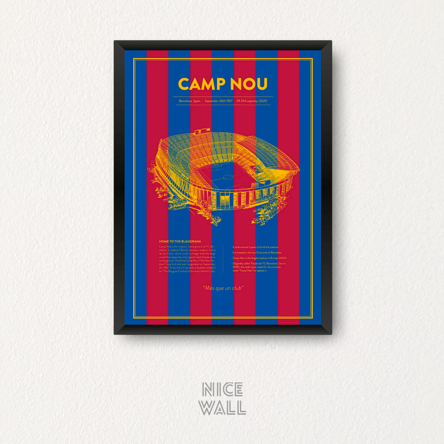Cuadro Estadio Camp Nou
