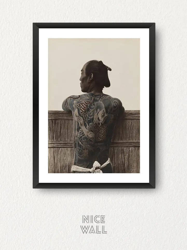 Cuadro Tatuado Japonés 1