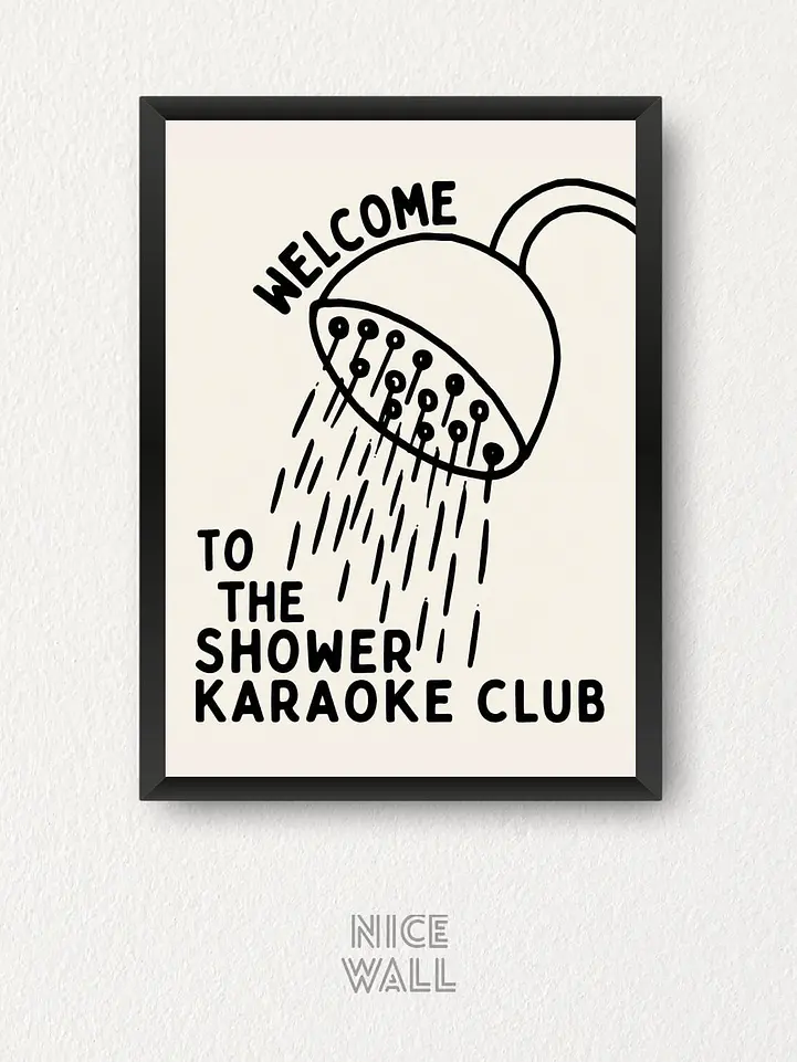 Cuadro Karaoke Shower 1