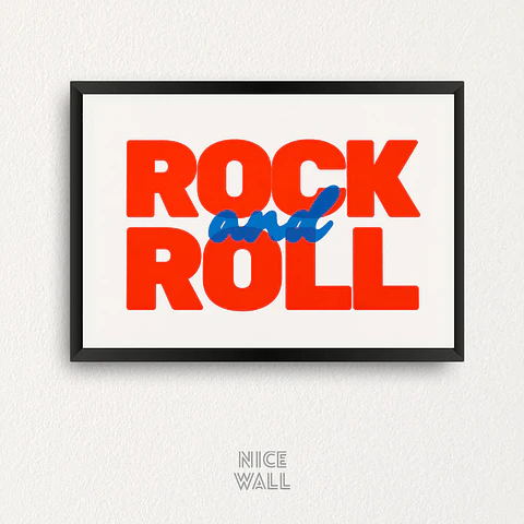Cuadro Rock and Roll