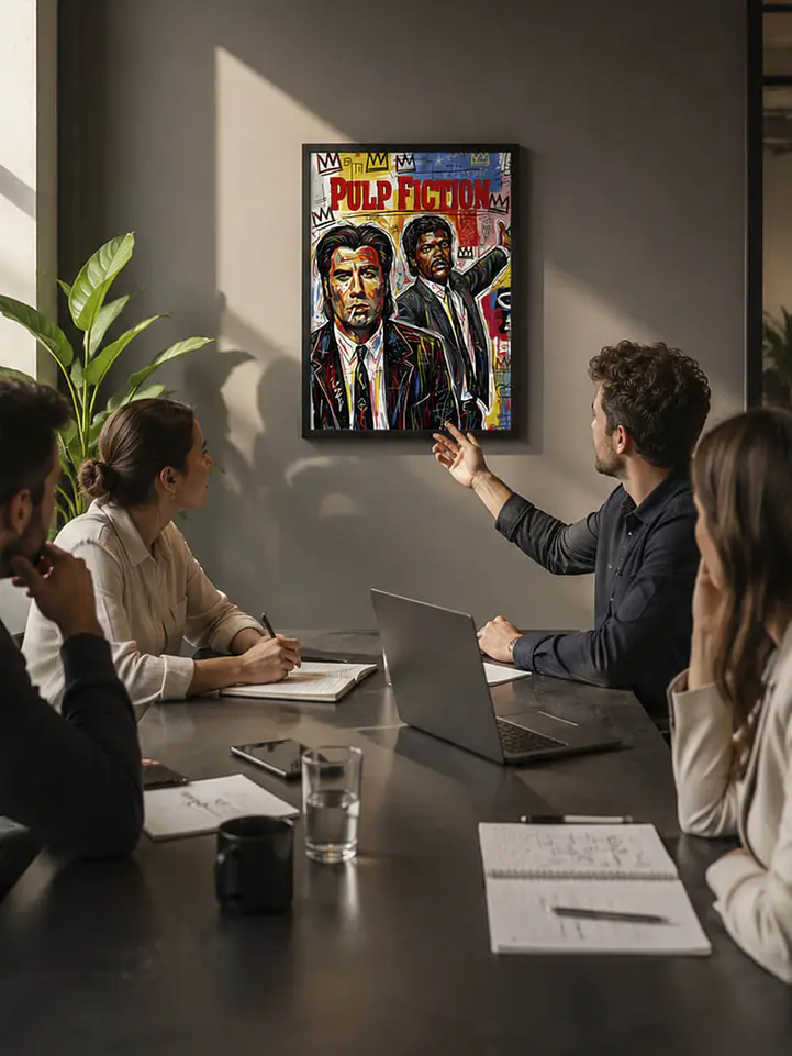 Cuadro Pulp Ficition Street Art 2