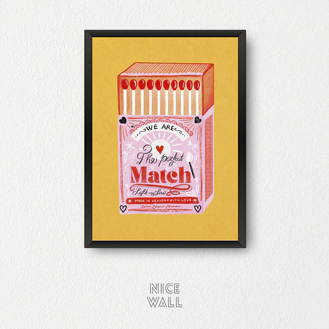 Cuadro We Are the Perfect Match