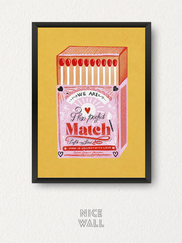 Cuadro We Are the Perfect Match 1