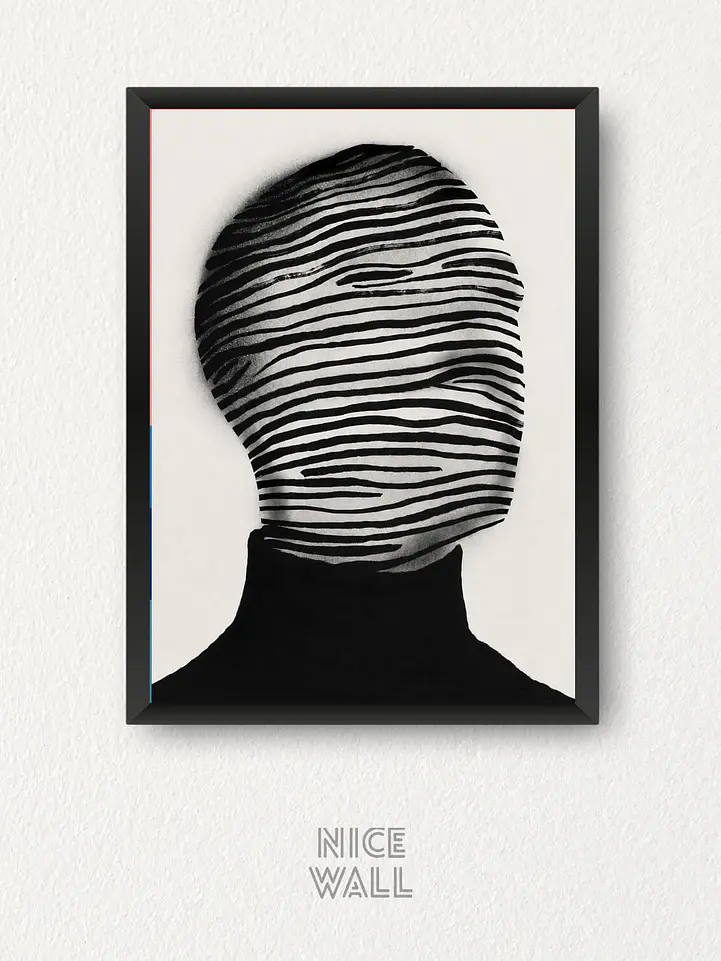 Cuadro Rostro Abstracto 1